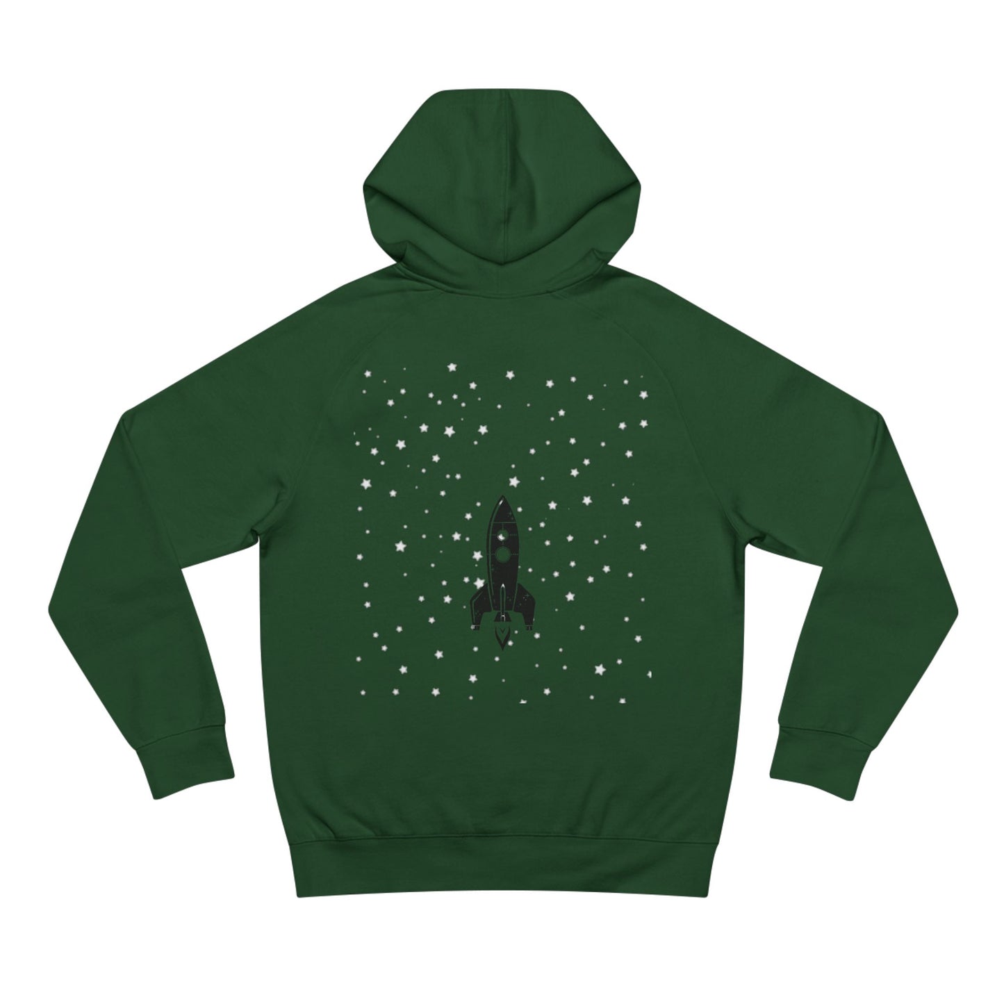 Red Unisex Supply Hoodie with 'Dead4Desires' and Rocket Design, Cozy Streetwear, Gift for Space Lovers, Casual Wear, Festival Fashion, [...]