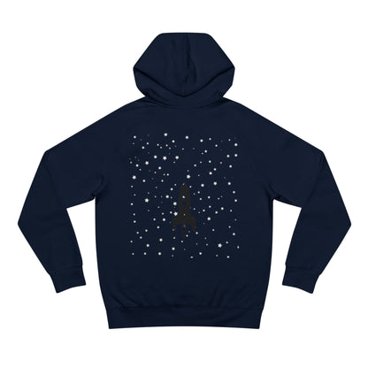 Red Unisex Supply Hoodie with 'Dead4Desires' and Rocket Design, Cozy Streetwear, Gift for Space Lovers, Casual Wear, Festival Fashion, [...]