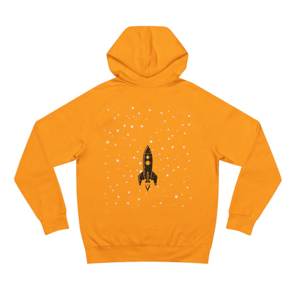 Red Unisex Supply Hoodie with 'Dead4Desires' and Rocket Design, Cozy Streetwear, Gift for Space Lovers, Casual Wear, Festival Fashion, [...]